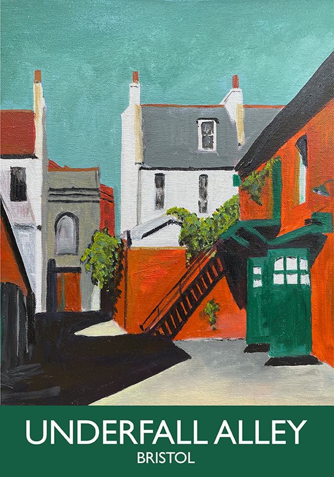 Underfall Alley, Bristol, UK